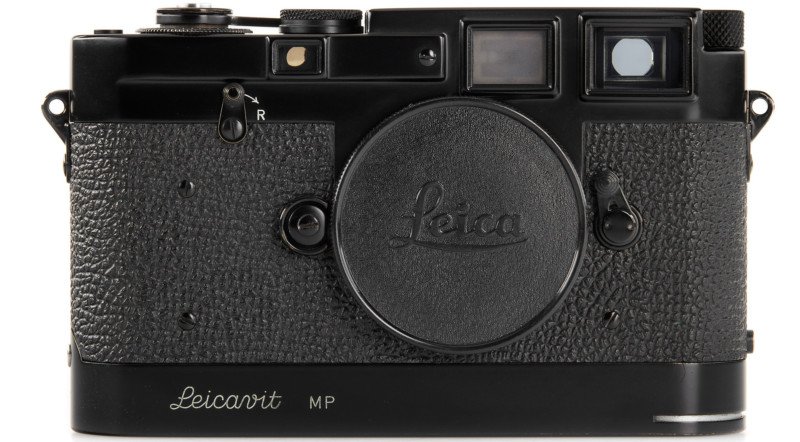 1957 Leica MP black paint front